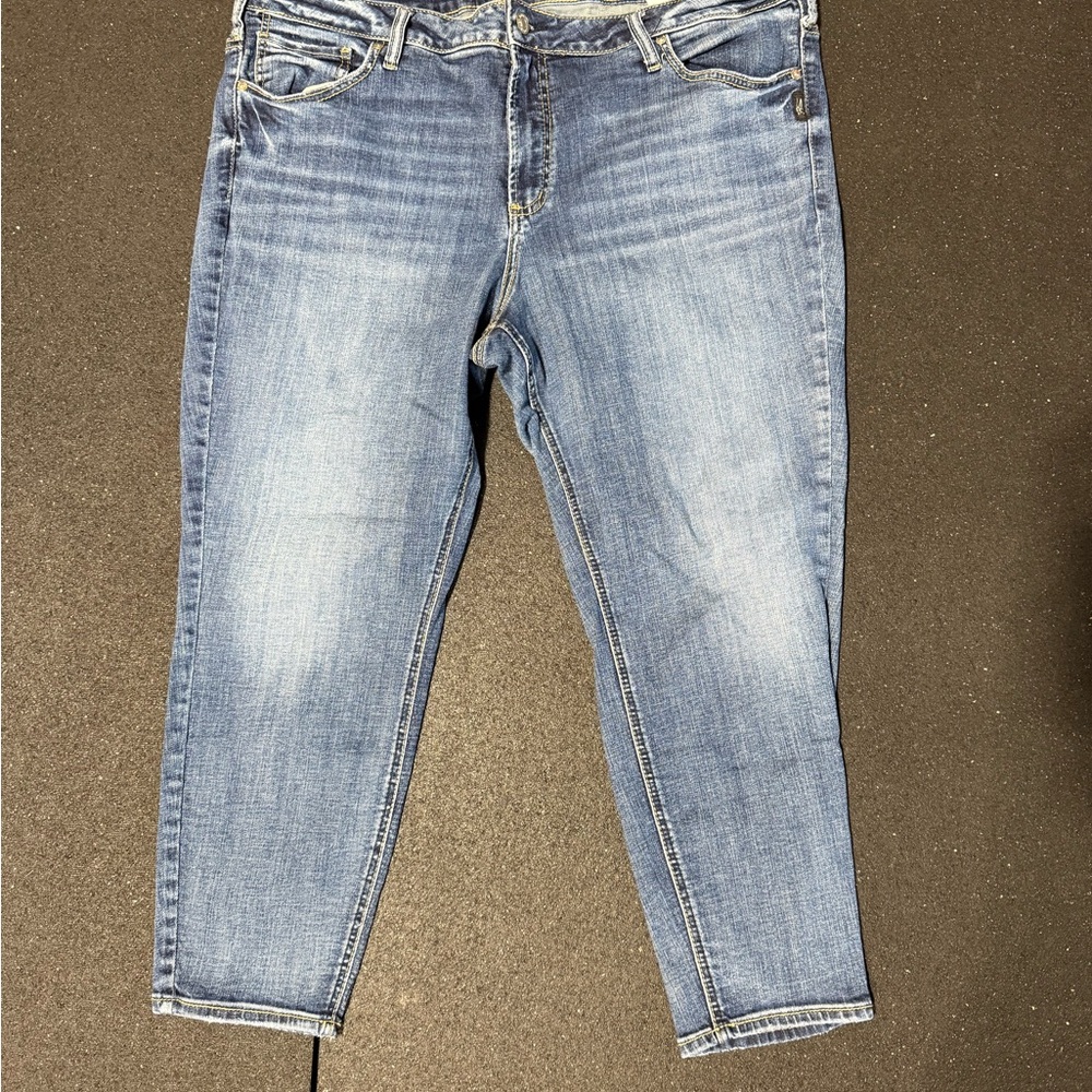 Silver Jeans Co. Suki Skinny Crop Jeans – Size 22W, L26